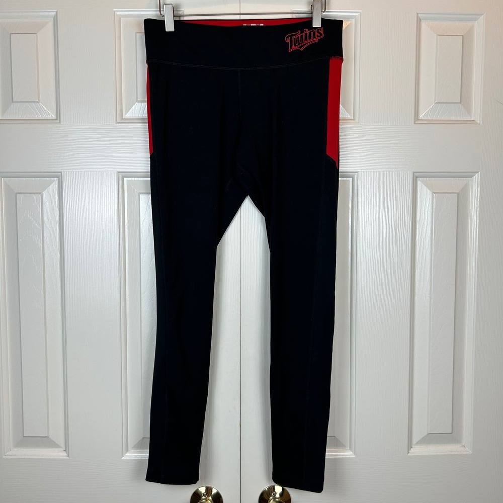 PINK Victoria's Secret Minnesota Twins MLB Black Ultimate Leggings Womens M